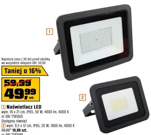 naświetlacz led