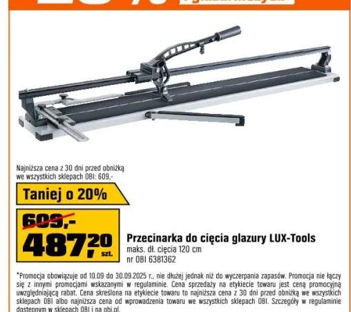 przecinarka do glazury