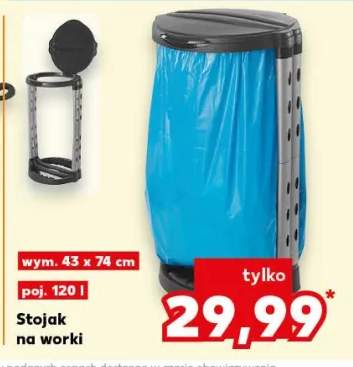 stojak na worki na śmieci