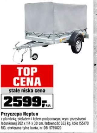 przyczepka z plandeką