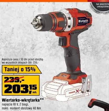 wiertarko-wkrętarka akumulatorowa