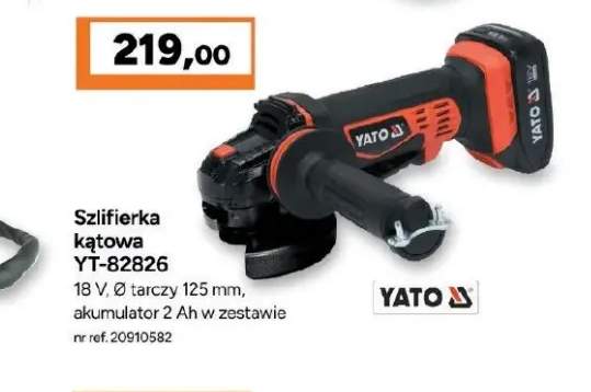 szlifierka kątowa akumulatorowa