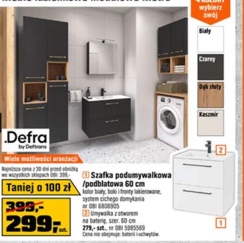 szafka pod umywalkę