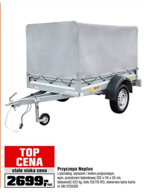 przyczepka z plandeką