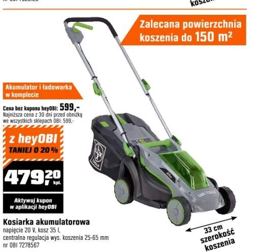 kosiarka akumulatorowa