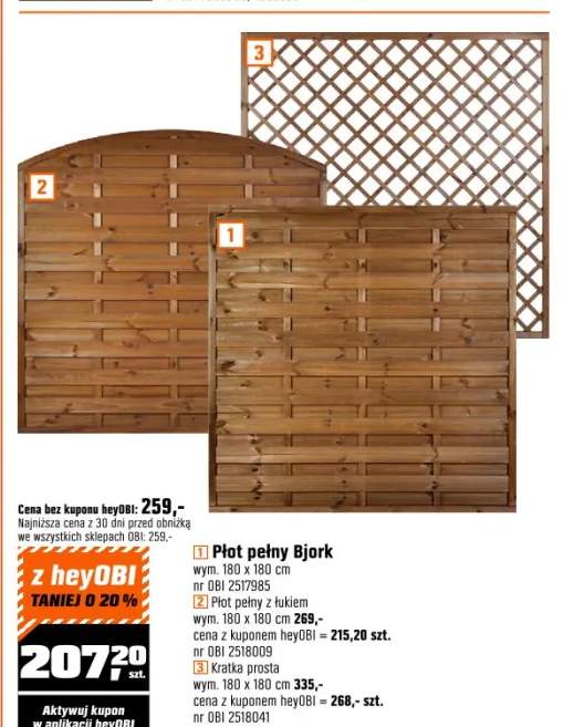 płot ogrodzeniowy