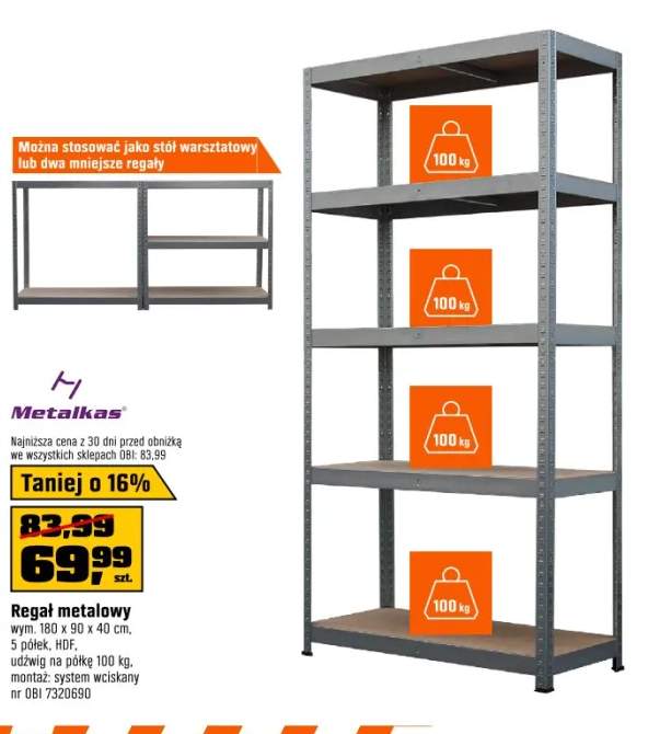 regał metalowy