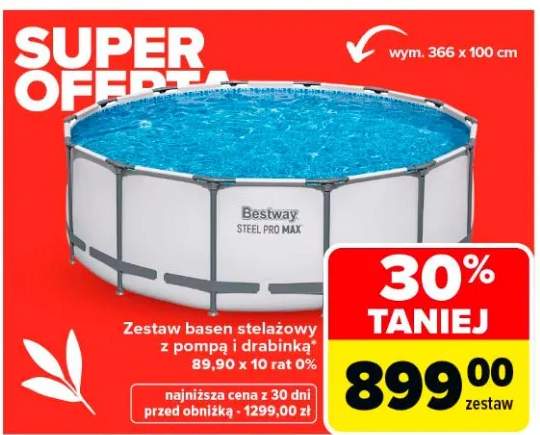 basen na stelażu