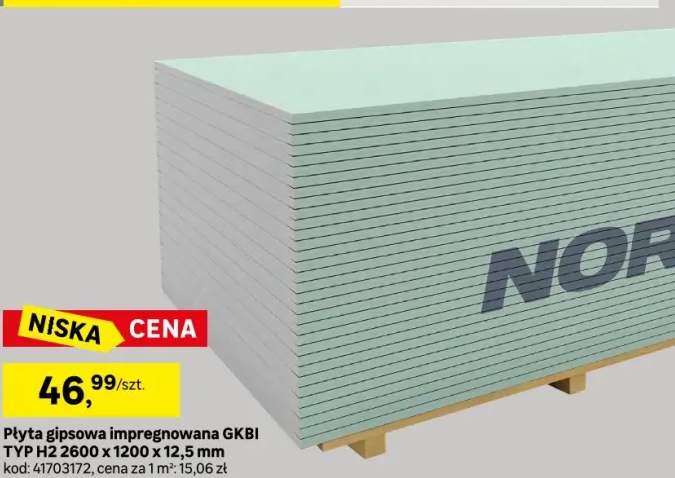 płyta gipsowa wewnętrzna