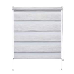 Mini roleta ZEBRA SILK Dzień/Noc stalowa 38 cm x 140 cm