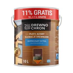 Drewnochron Impregnat Extra powłokotwórczy orzech ciemny - 10L