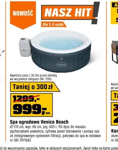 Spa ogrodowe VENICE BEACH AirJet