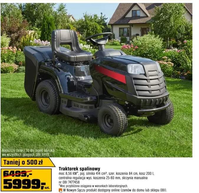 Traktorek MPS 84 ST 400 84 cm z koszem