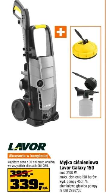 Lavor Myjka ciśnieniowa Galaxy 150 2100W
