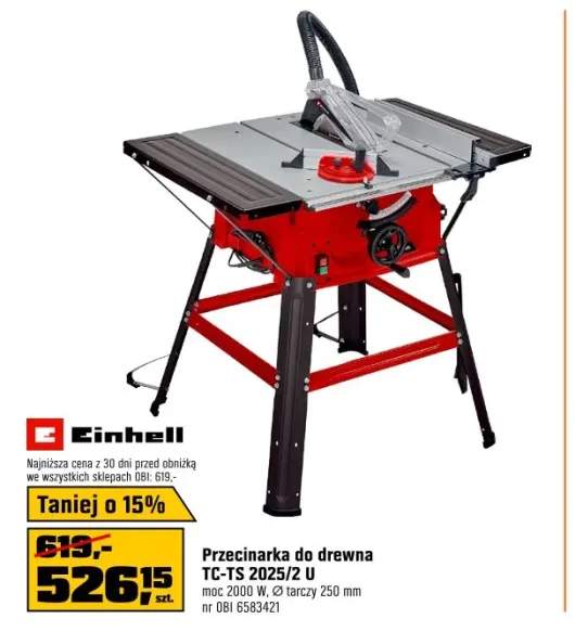 Einhell Przecinarka do drewna TC-TS 2025/2 U 2000W 250 mm