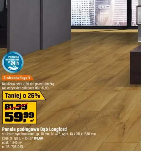 Swiss Krono Panel podłogowy Dąb Longford 10 mm AC 5