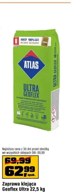 Atlas Wysokoelastyczny klej żelowy Geoflex Ultra 22,5 kg