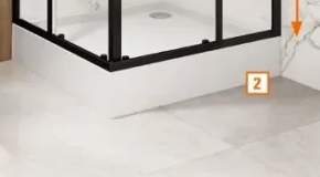 Schedpol Brodzik kwadratowy Mittel 80 biały 80x80x16