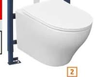 Miska Wc Avella Wirowa z deską wolnoopadającą 33x37x49