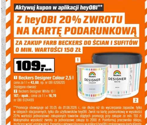 Farba lateksowa Beckers Designer silver pearl 2,5 l