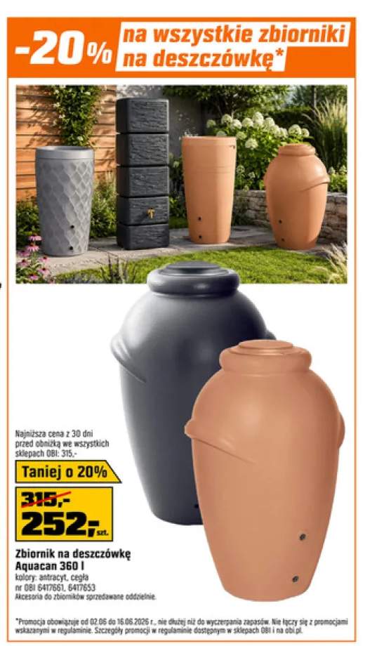 Zbiornik na deszczówkę Aquacan 360l