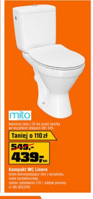 Kompakt WC Linero
