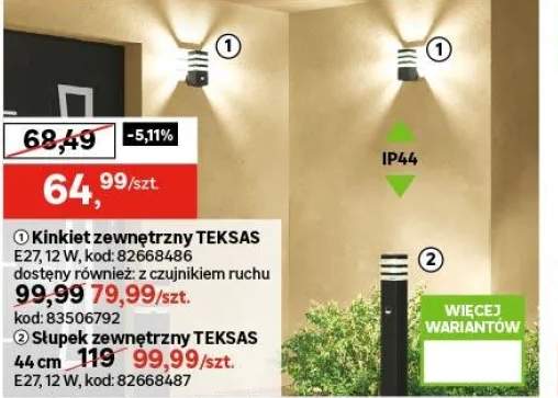 kinkiet zewnętrzny