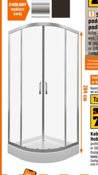 Durasan Kabina HOBBY PLUS 80 chrom