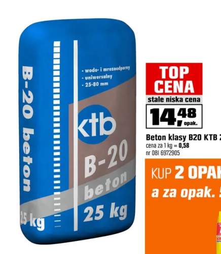 Ktb Beton B20 25 kg