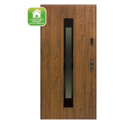 Splendoor Drzwi zewnętrzne Satis Orzech 90L