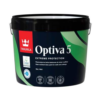 Tikkurila Emulsja Optiva Matt 5 2,7l baza A i C